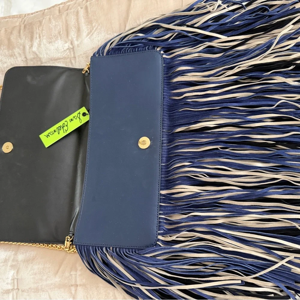 Sam Edelman Cross Body Bag with Fringe NWT - Picture 6 of 8